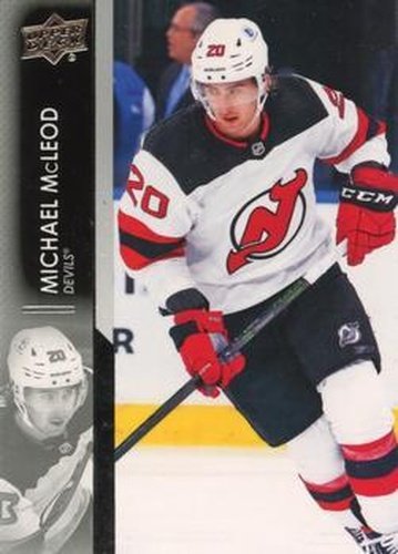 #357 Michael McLeod - New Jersey Devils - 2021-22 Upper Deck Hockey