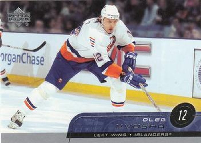 #357 Oleg Kvasha - New York Islanders - 2002-03 Upper Deck Hockey