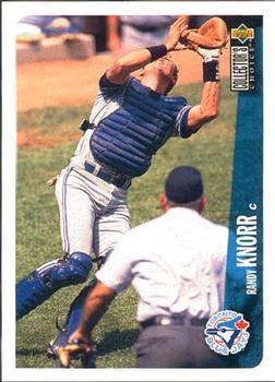 #357 Randy Knorr - Toronto Blue Jays - 1996 Collector's Choice Baseball