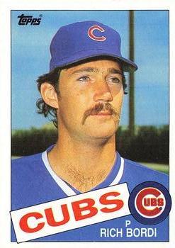 #357 Rich Bordi - Chicago Cubs - 1985 Topps Baseball