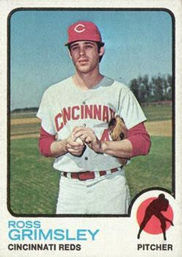 #357 Ross Grimsley - Cincinnati Reds - 1973 Topps Baseball