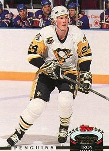#357 Troy Loney - Pittsburgh Penguins - 1992-93 Stadium Club Hockey