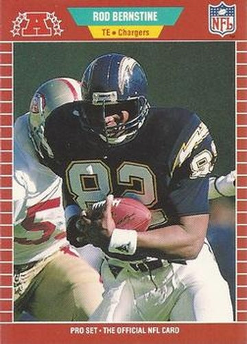 #357 Rod Bernstine - San Diego Chargers - 1989 Pro Set Football
