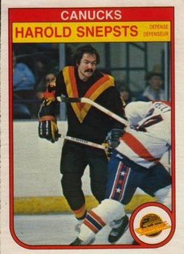 #357 Harold Snepsts - Vancouver Canucks - 1982-83 O-Pee-Chee Hockey