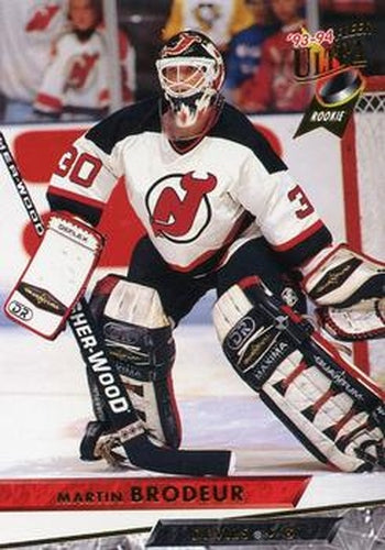 #357 Martin Brodeur - New Jersey Devils - 1993-94 Ultra Hockey
