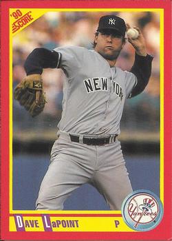 #357 Dave LaPoint - New York Yankees - 1990 Score Baseball