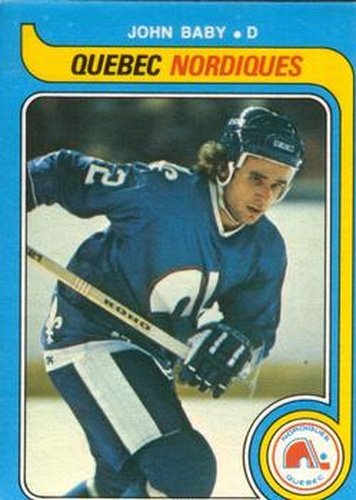 #357 John Baby - Quebec Nordiques - 1979-80 O-Pee-Chee Hockey