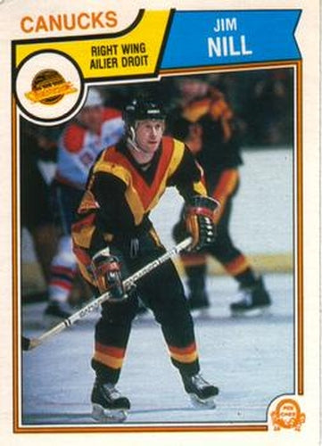 #357 Jim Nill - Vancouver Canucks - 1983-84 O-Pee-Chee Hockey