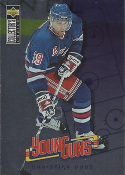 #357 Christian Dube - New York Rangers - 1996-97 Collector's Choice Hockey