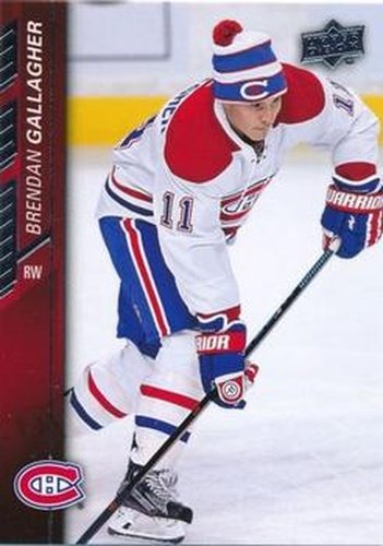 #357 Brendan Gallagher - Montreal Canadiens - 2015-16 Upper Deck Hockey