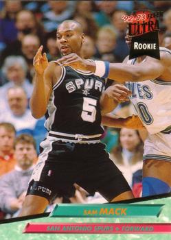 #357 Sam Mack - San Antonio Spurs - 1992-93 Ultra Basketball