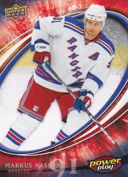 #357 Markus Naslund - New York Rangers - 2008-09 Upper Deck Power Play Box Set Hockey