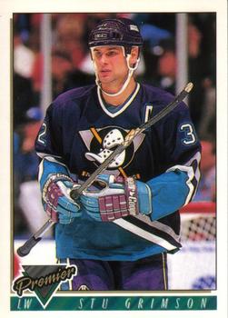 #357 Stu Grimson - Anaheim Mighty Ducks - 1993-94 O-Pee-Chee Premier Hockey
