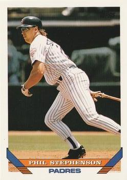 #357 Phil Stephenson - San Diego Padres - 1993 Topps Baseball