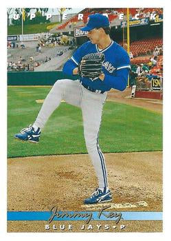 #358 Jimmy Key - Toronto Blue Jays - 1993 Upper Deck Baseball