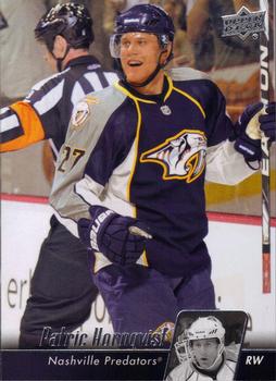 #358 Patric Hornqvist - Nashville Predators - 2010-11 Upper Deck Hockey