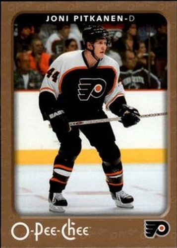 #358 Joni Pitkanen - Philadelphia Flyers - 2006-07 O-Pee-Chee Hockey