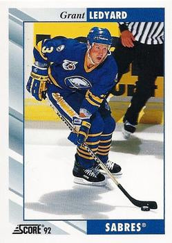 #358 Grant Ledyard - Buffalo Sabres - 1992-93 Score USA Hockey