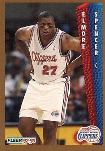 #358 Elmore Spencer - Los Angeles Clippers - 1992-93 Fleer Basketball