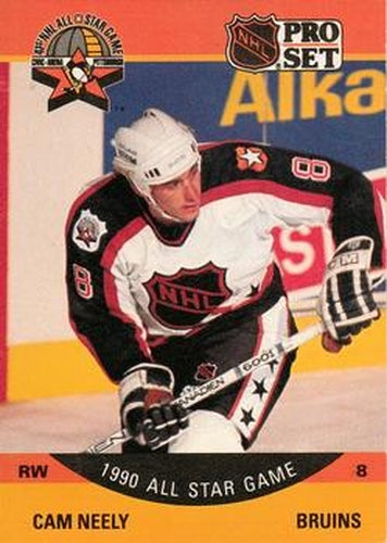#358 Cam Neely - Boston Bruins - 1990-91 Pro Set Hockey