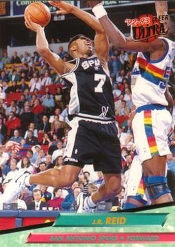 #358 J.R. Reid - San Antonio Spurs - 1992-93 Ultra Basketball