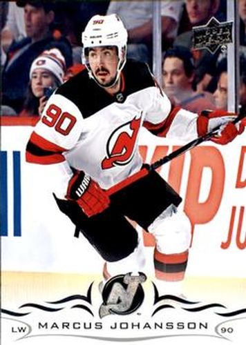 #358 Marcus Johansson - New Jersey Devils - 2018-19 Upper Deck Hockey