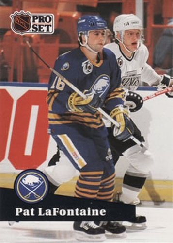 #358 Pat LaFontaine - 1991-92 Pro Set Hockey