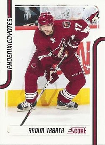 #358 Radim Vrbata - Phoenix Coyotes - 2011-12 Score Hockey