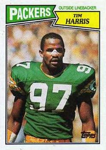 #358 Tim Harris - Green Bay Packers - 1987 Topps Football
