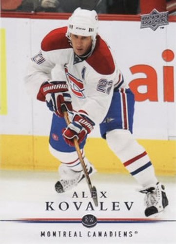 #358 Alex Kovalev - Montreal Canadiens - 2008-09 Upper Deck Hockey
