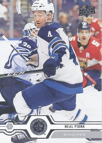 #358 Neal Pionk - Winnipeg Jets - 2019-20 Upper Deck Hockey