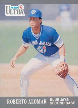 #358 Roberto Alomar - Toronto Blue Jays - 1991 Ultra Baseball