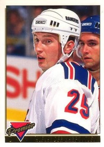 #358 Alexander Karpovtsev - New York Rangers - 1993-94 O-Pee-Chee Premier Hockey - Gold
