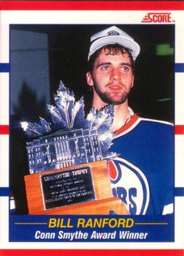 #358 Bill Ranford - Edmonton Oilers - 1990-91 Score Canadian Hockey