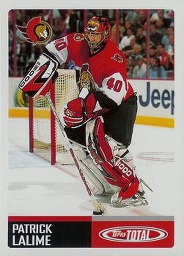 #358 Patrick Lalime - Ottawa Senators - 2002-03 Topps Total Hockey
