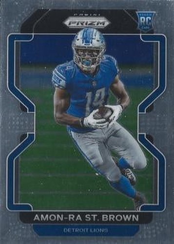 #358 Amon-Ra St. Brown - Detroit Lions - 2021 Panini Prizm Football