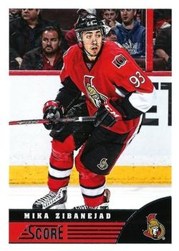 #358 Mika Zibanejad - Ottawa Senators - 2013-14 Score Hockey
