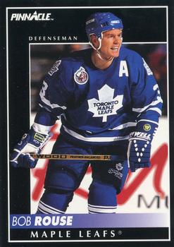#358 Bob Rouse - Toronto Maple Leafs - 1992-93 Pinnacle Canadian Hockey