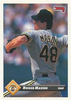 #358 Roger Mason - Pittsburgh Pirates - 1993 Donruss Baseball