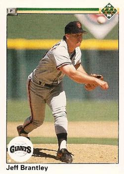 #358 Jeff Brantley - San Francisco Giants - 1990 Upper Deck Baseball