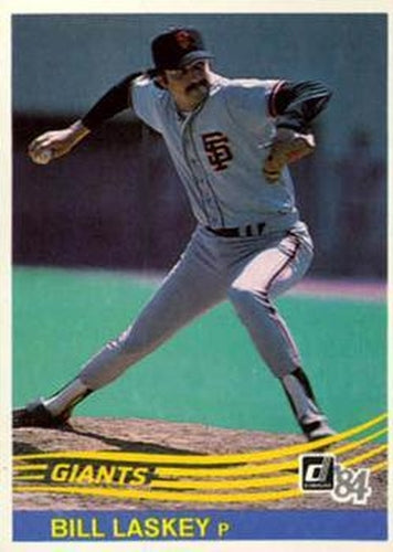 #358 Bill Laskey - San Francisco Giants - 1984 Donruss Baseball