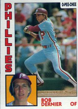 #358 Bob Dernier - Philadelphia Phillies - 1984 O-Pee-Chee Baseball