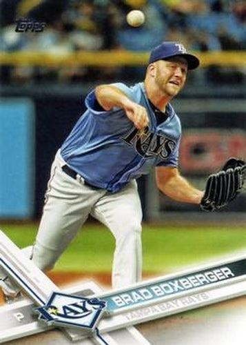 #358 Brad Boxberger - Tampa Bay Rays - 2017 Topps Baseball