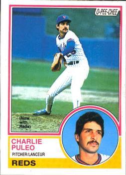 #358 Charlie Puleo - Cincinnati Reds - 1983 O-Pee-Chee Baseball