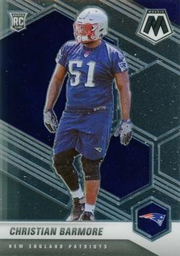 #358 Christian Barmore - New England Patriots - 2021 Panini Mosaic Football