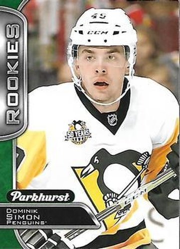 #358 Dominik Simon - Pittsburgh Penguins - 2016-17 Parkhurst Hockey