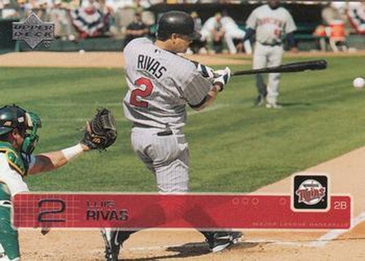 #358 Luis Rivas - Minnesota Twins - 2003 Upper Deck Baseball