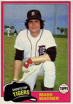 #358 Mark Wagner - Detroit Tigers - 1981 Topps Baseball