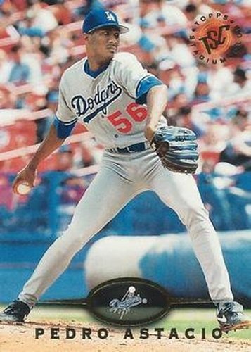 #358 Pedro Astacio - Los Angeles Dodgers - 1995 Stadium Club Baseball
