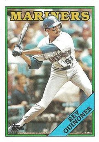 #358 Rey Quinones - Seattle Mariners - 1988 Topps Baseball